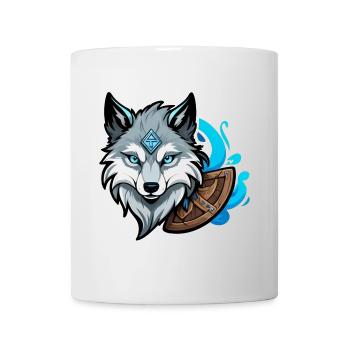 Viking Wolf Head - Tasse - Weiß - Vorne