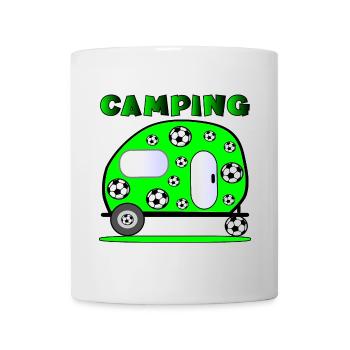 CAMPING WITH KIDS - SOCCER - Mug - white - Front