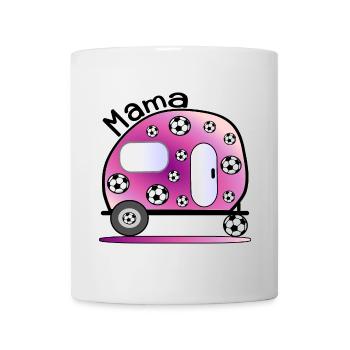 CAMPING - MAMA FUßBALL - Tasse - Weiß - Vorne