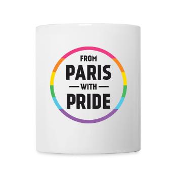 LGBTQ Pride Month - From Paris With Pride - Mug - white - Front
