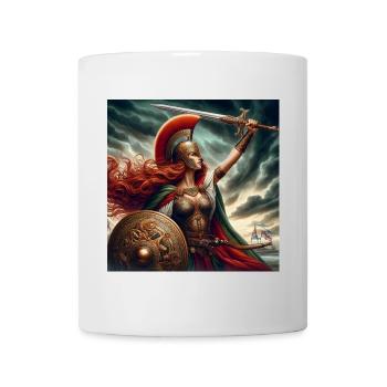 Die Macht eines keltischen Kriegers - Tasse - Weiß - Vorne