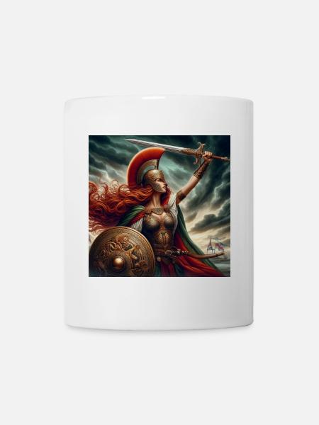 Die Macht eines keltischen Kriegers - Tasse - Weiß