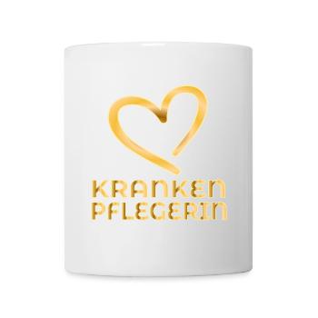 DANKESCHÖN KRANKENPFLEGERIN - Tasse - Weiß - Vorne
