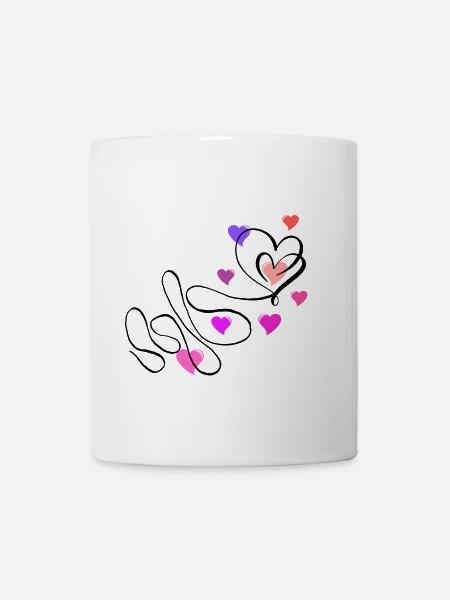 Von Herzen - Tasse - Weiß