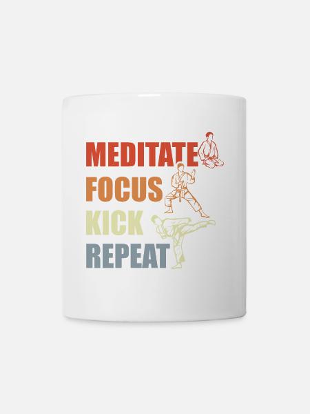 Karate Motivation - Tasse - Weiß