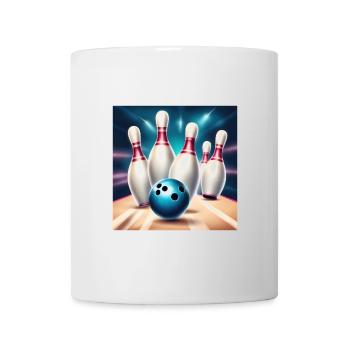 bowling, bowling alley, bowling - Mug - white - Front