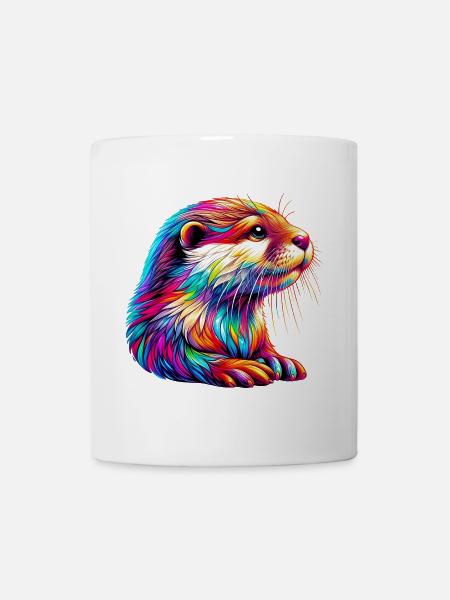 Loutre - Mug blanc - blanc