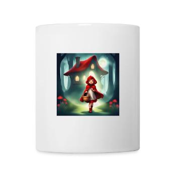 Rotkäppchen, ein wunderbares Märchen - Tasse - Weiß - Vorne
