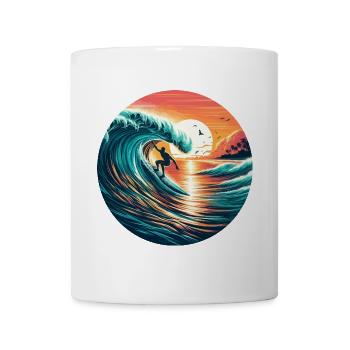 Sunset Surfer - Mug - white - Front