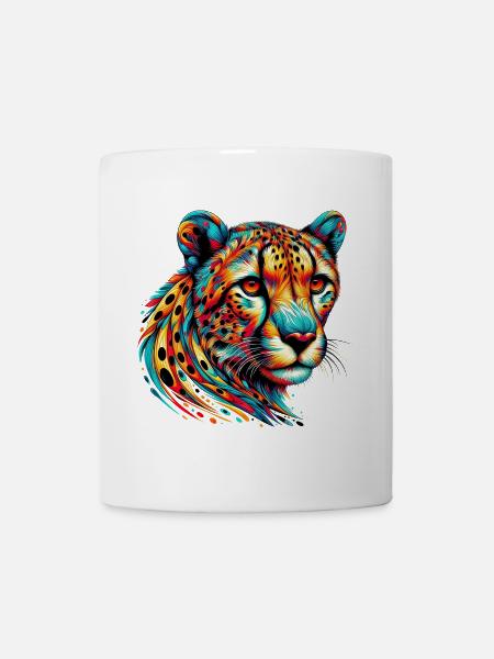 Guépard - Mug blanc - blanc