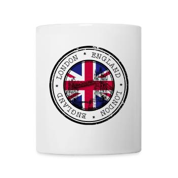 London Bridge Union Jack Design - Mug - white - Front