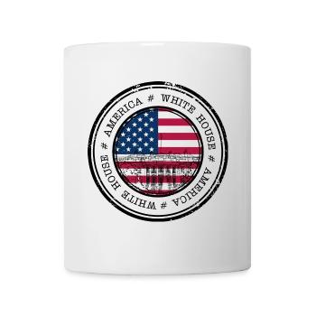 Flaggenlinie Capitol Circle - Tasse - Weiß - Vorne