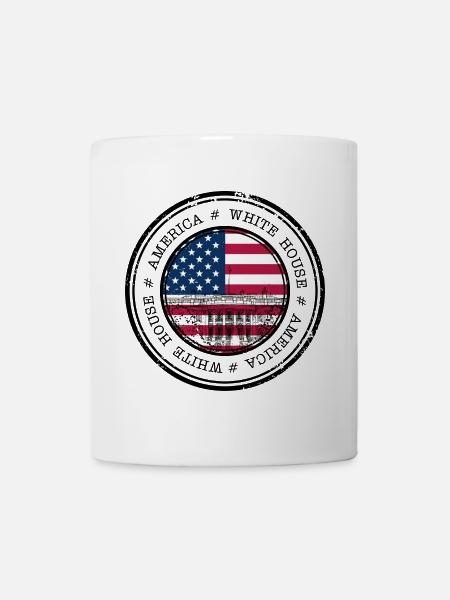 Flaggenlinie Capitol Circle - Tasse - Weiß