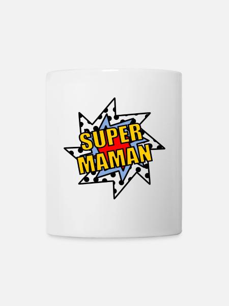 FÊTE DES MÈRES. BONNE FÊTE MAMAN. MAMAN - Mug blanc - blanc
