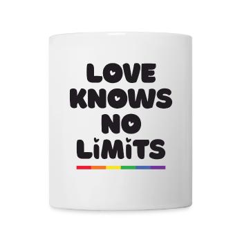 LGBT Pride Month - Love Knows No Limits - Mug - white - Front