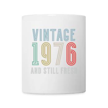 Vintage 1976 - Tasse - Weiß - Vorne