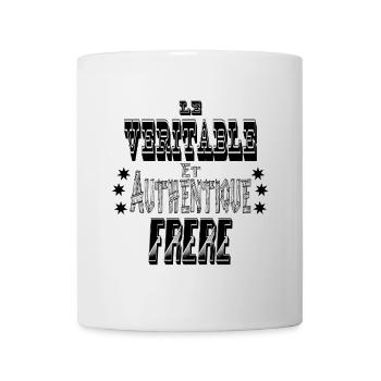 Le Véritable et Authentique Frère - Mug blanc - blanc - Devant