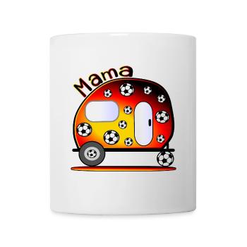 DEUTSCHLAND CAMPING - FUßBALL MAMA - Tasse - Weiß - Vorne