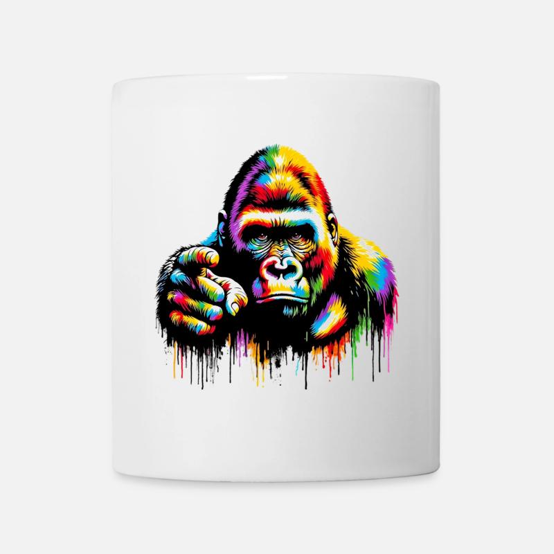 Gorille - Mug blanc - blanc