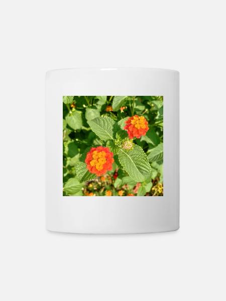 Jardin fleuri – Atmosphère colorée - Mug blanc - blanc