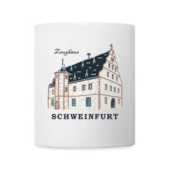 Schweinfurt, Dessin Zeughaus, Franconie, Bavière - Mug blanc - blanc - Devant