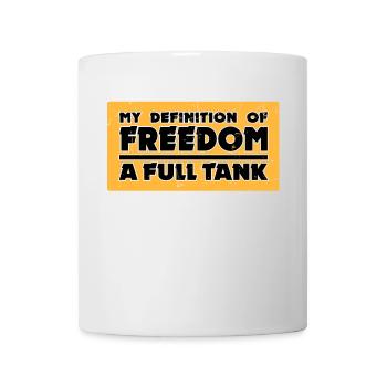 Fuel Pump Energy Storage Statement Refueling Electricity - Mug - white - Front