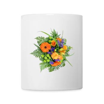 BOUQUET - Mug blanc - blanc - Devant