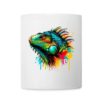 Leguan - Tasse - Weiß - Vorne