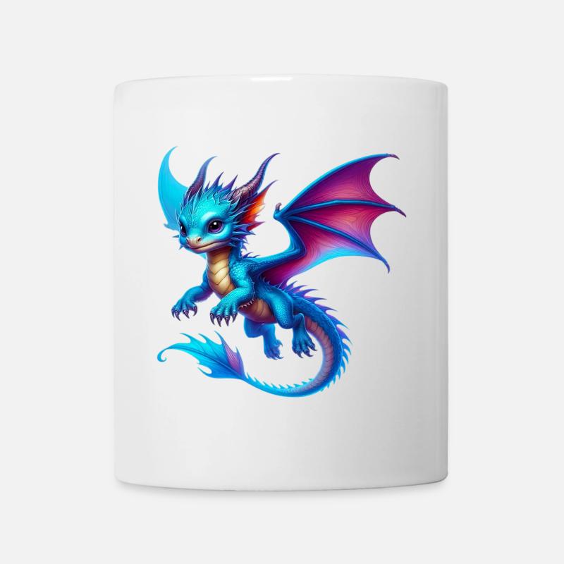 Drache - Tasse - Weiß