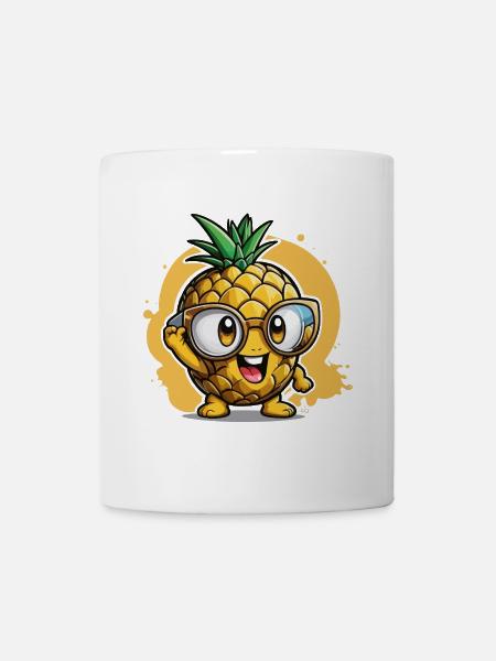 Kleine Ananas - Tasse - Weiß