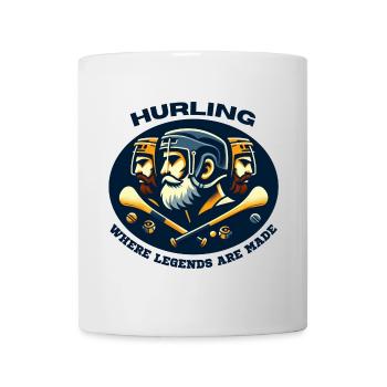 Hurling, wo Legenden entstehen - Tasse - Weiß - Vorne