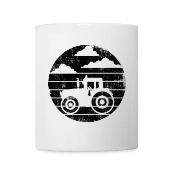 Tractor Sketch - Mug - white - Front