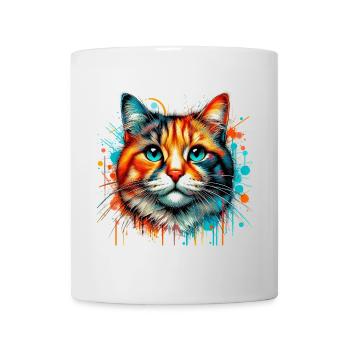 Cat - Mug - white - Front