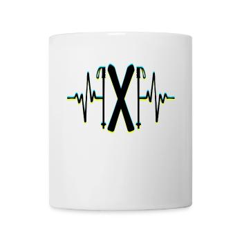 Hockey sur glace Snowboard Sports d’hiver Neige Wiinter - Mug blanc - blanc - Devant
