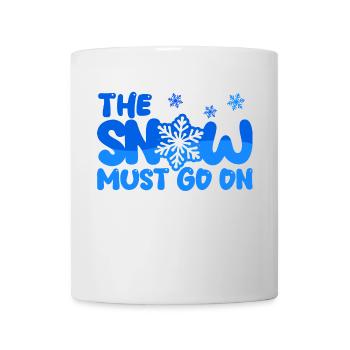 Schnee Statement Wintersport Schifahren Winter - Tasse - Weiß - Vorne