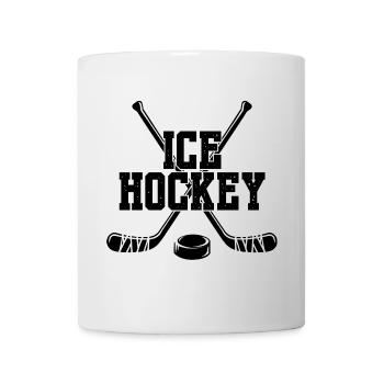 Eishockey Snowboard Biathlon Wintersport Spruch - Tasse - Weiß - Vorne