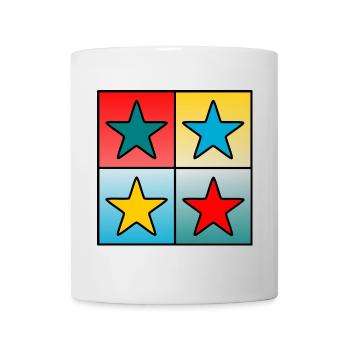 STAR. STARS. FEAST. ANNIVERSARY. CHRISTMAS - Mug - white - Front