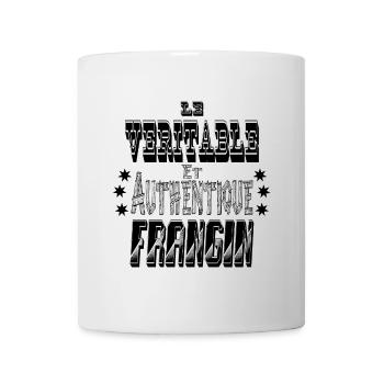Le Véritable et Authentique Frangin - Mug blanc - blanc - Devant