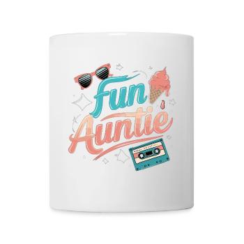 Ambiance de tante amusante pour les tantes cool - Mug blanc - blanc - Devant