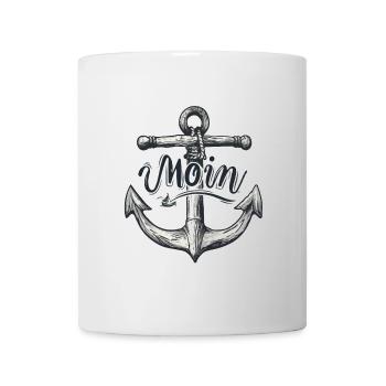 Anker Muttermotiv Nautischer Stil - Tasse - Weiß - Vorne