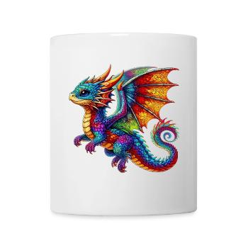 Dragon - Mug blanc - blanc - Devant