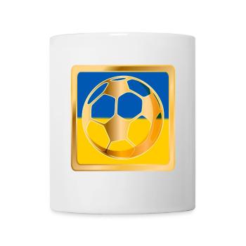 UKRAINE FUßBALLER FUßBALL - Tasse - Weiß - Vorne