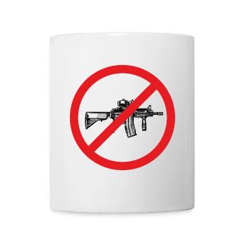 Arrêter la guerre / Arme interdite - Mug blanc - blanc - Devant