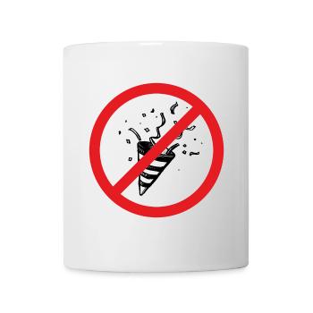 Stop Party / Das JGA-Motiv - Tasse - Weiß - Vorne