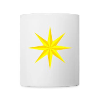Star narrow - Mug - white - Front