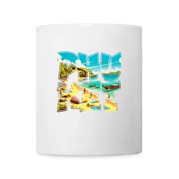 Phuket Thailand beach vacation design - Mug - white - Front