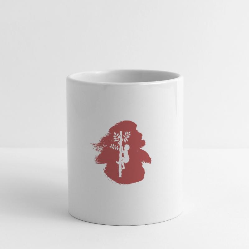 Climbing monkey ascent tree climbing Mug