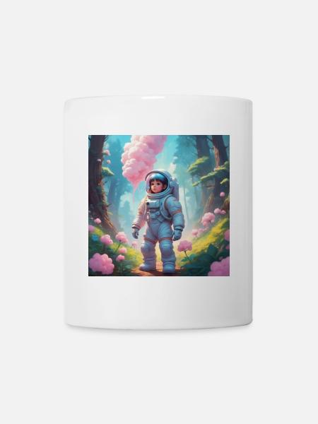 Spacegirl - Tasse - Weiß