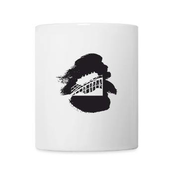 Montagnes russes montagnes russes chapiteau - Mug blanc - blanc - Devant