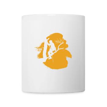 Baumklettern Aufstieg - Tasse - Weiß - Vorne